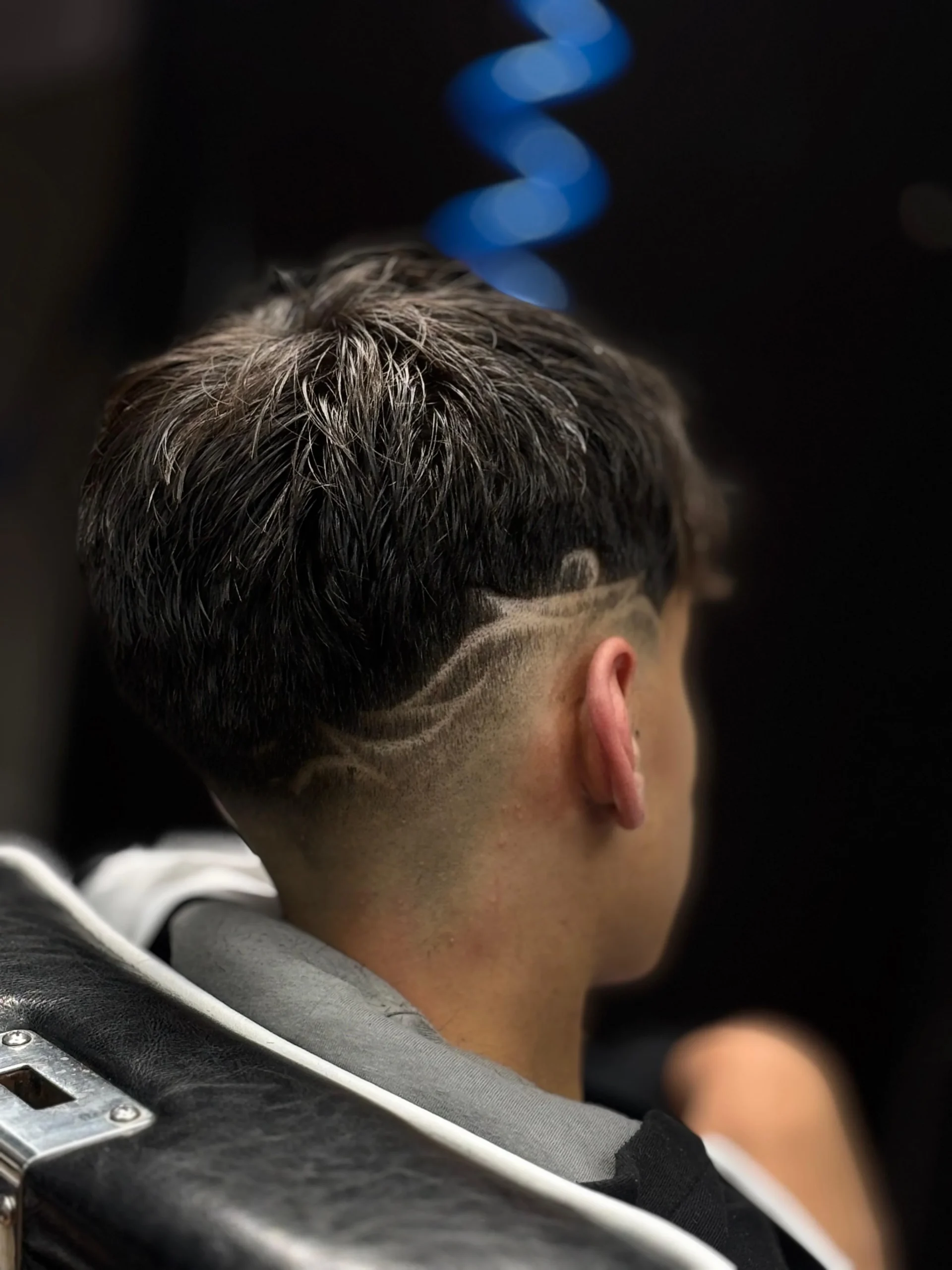 Fade haircut hombre barbería